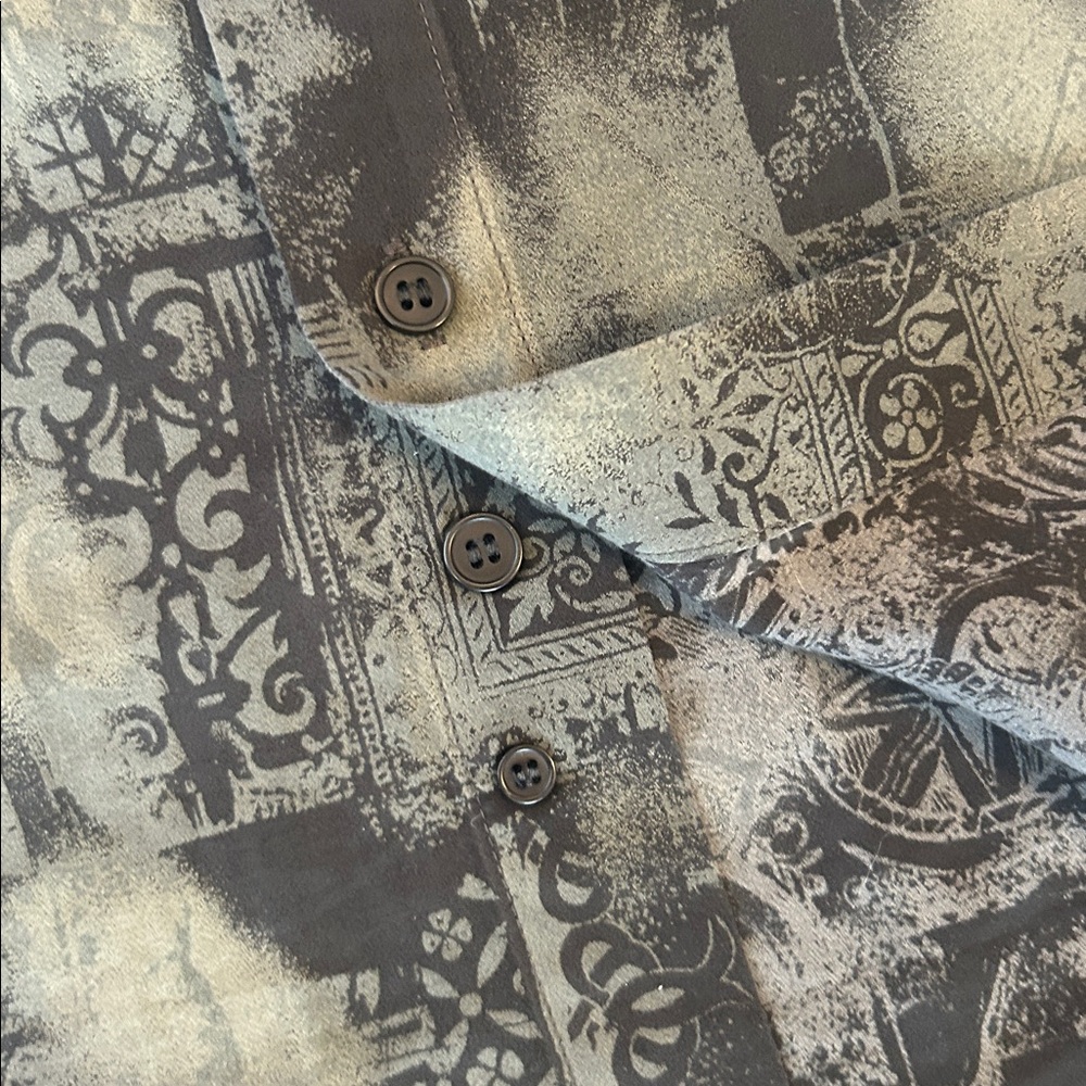Vintage Y2K Tilley Maximalist Printed Shirt - Picture 9 of 10